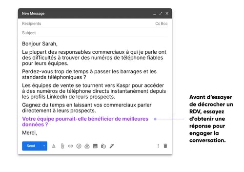 exemple d'email de prospection à froid